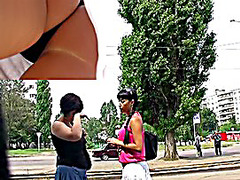 Unforgettable upskirt scenes filmed on the streets of my city