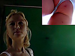 Spy cam clip of short and pull upskirt girls dancing