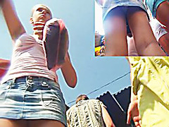 Another upskirt vid with hot babes and nice asses