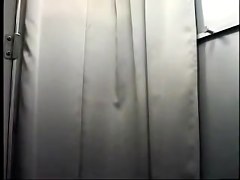 Changing room Asians teasing with sexy ass performance