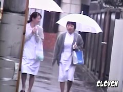 Asian nurses experiencing sharking attack after leaving her workplace