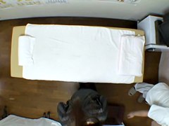 Hidden camera massage video of hot Jap gal getting fingered