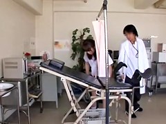 Hidden cam video with a horny asian doctor who likes cunts