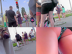 Funny panty upskirt view - watch on . The world of free voyeur  video, spy video and hidden cameras
