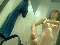 Chinese milf spied in the dressing room