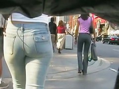 Sweet ass girlfriend has her ass caught on spy cam