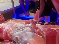 Sexy teenies get completely insane and nude at hardcore party