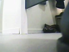Spy cam installed in the changing room in shop