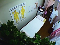 Medical voyeur Asian scenes with hairy pussy fingered