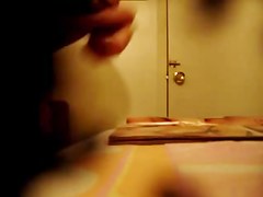 Perky tits Jap fingered hard in voyeur massage video