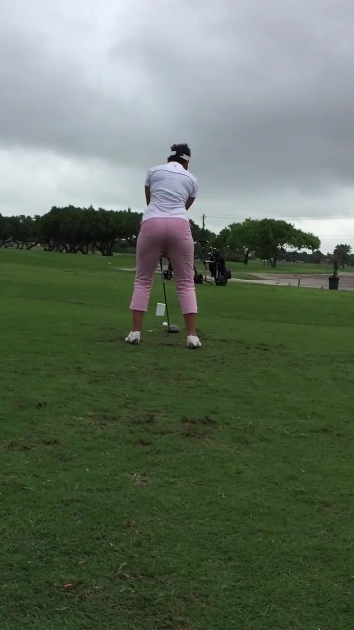 golf voyeur panty shots