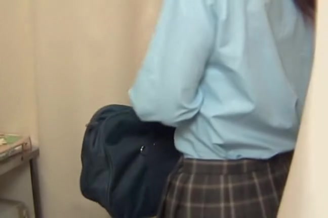 Japanese teen came for a pussy exam but got her slit dildoed