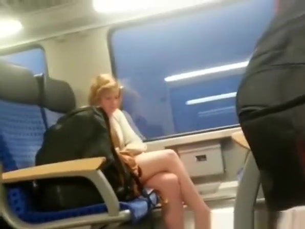 Girl Masterbates On Train