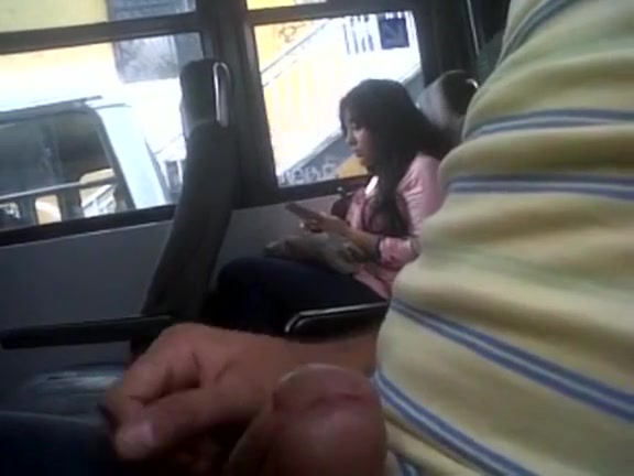 voyeur cock in bus