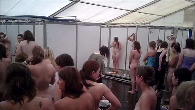 festival public shower voyeur