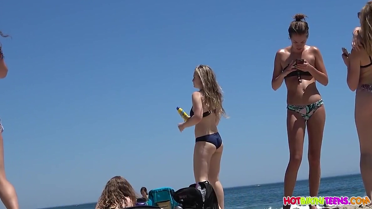 Amazing Teens, Thongs, Big Asses Spied On The Beach, Hidden Camera
