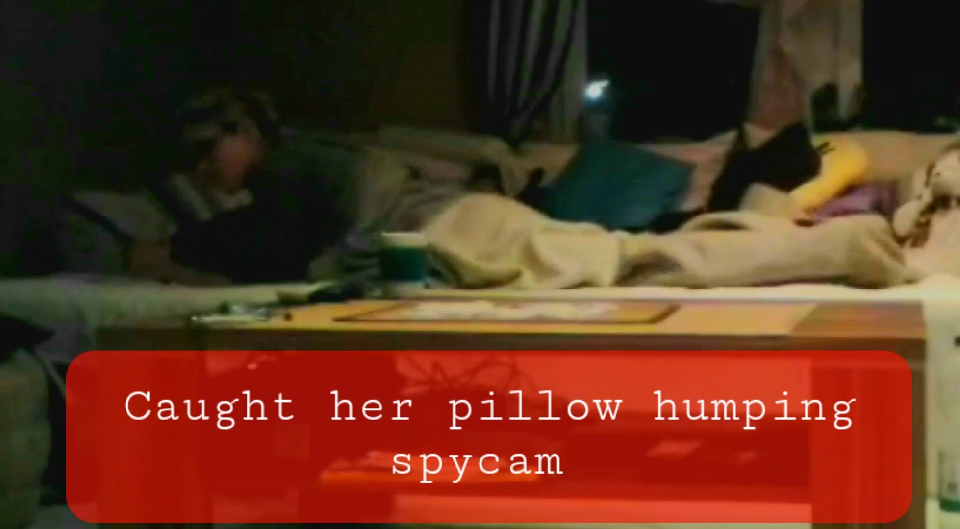 voyeur hidden pillow humping object