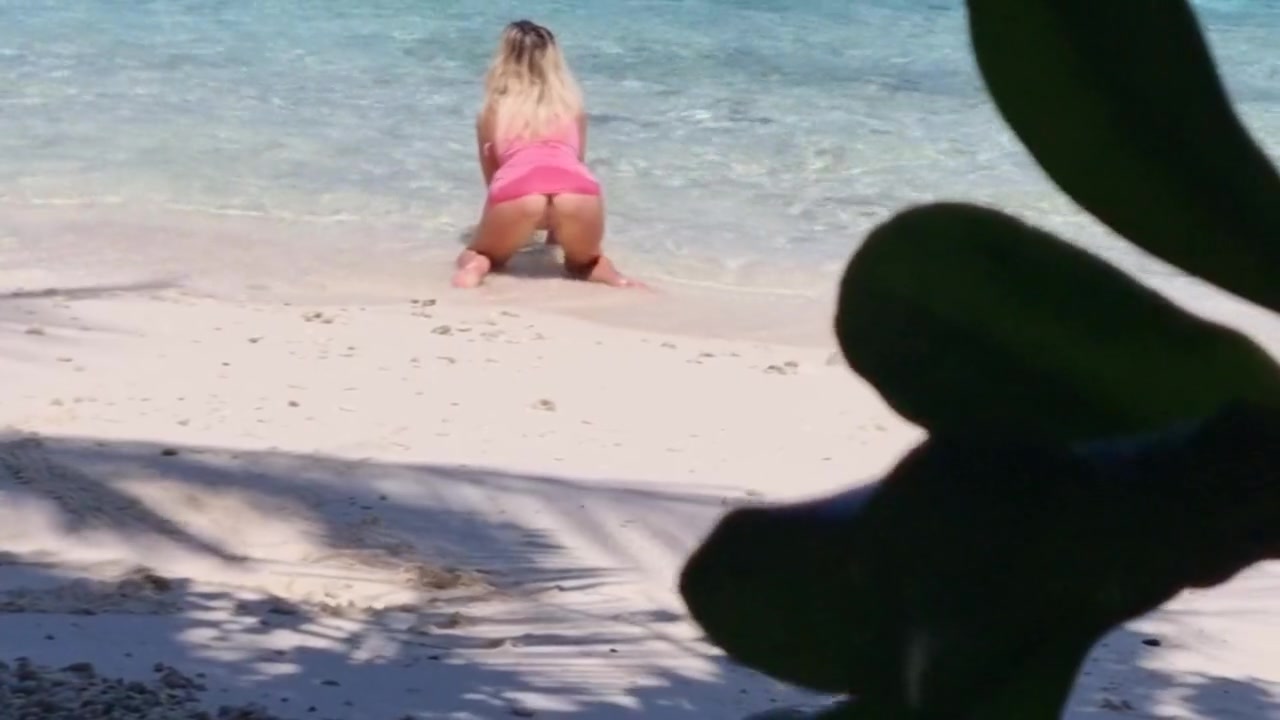 Hidden camera spy nudist on the beach