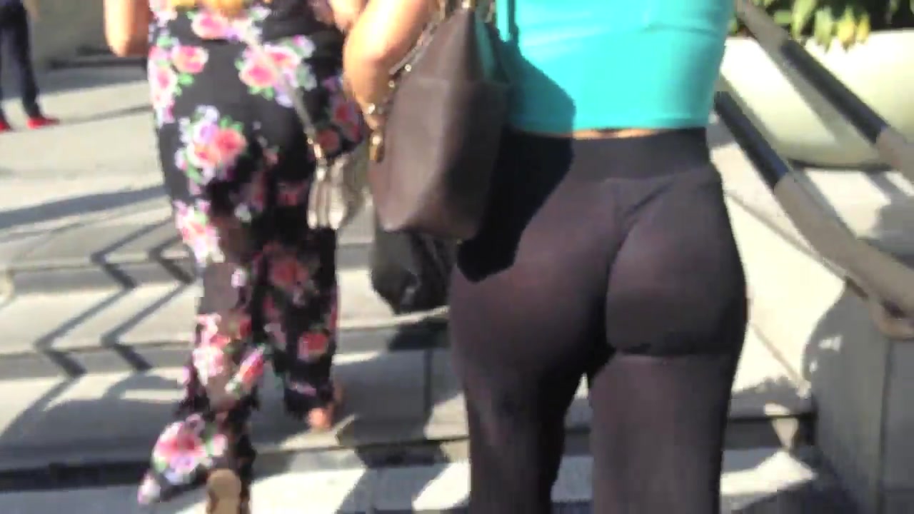 See thru- Amazing ass sheer pants thong photo